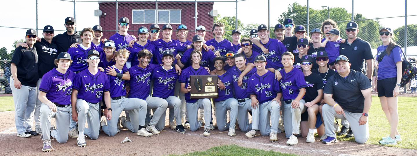 The Downers Grove North Trojans defeated the Waubonsie Valley Warriors 3-2 to win the Class 4A Plainfield North Sectional.