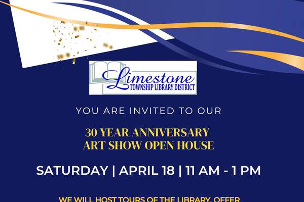 Limestone library celebrates 30 years with art show and open house