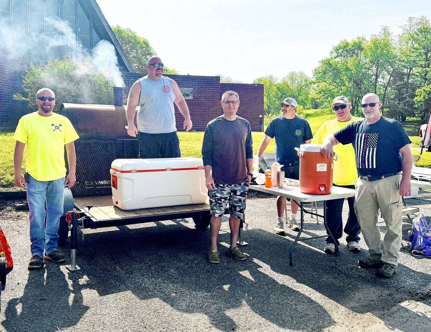 The Mount Carroll Fire Department will sell pork chops, hot dogs and bratwursts at The Copper Cow's parking lot from 11 a.m. until it is sold out on Saturday and Sunday during MooFest.