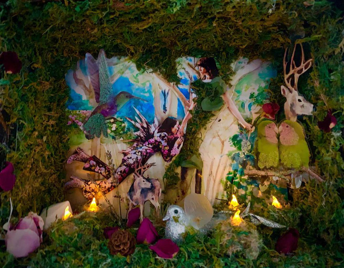 Mixed Media Shadow Box