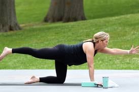 Master Naturalists offer outdoor yoga at Matthiessen State Park
