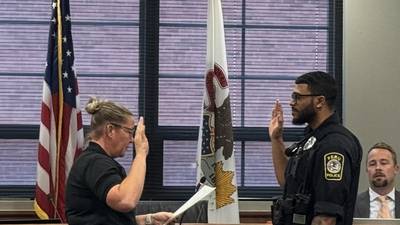 Peru City Council welcomes DePue’s Manny Winfert as Patrol Officer 
