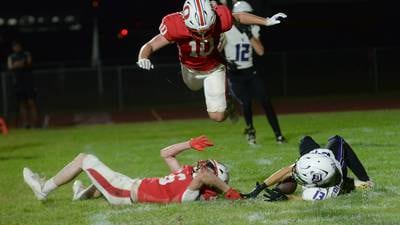 Photos: Dixon rolls over Oregon 56-0 in BNC action