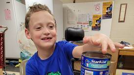 Maximilian is back to collect tuna for the Marseilles Food Pantry