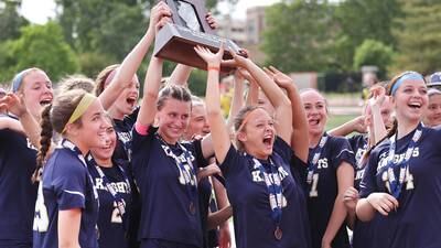 Photos: IC Catholic Prep, Pleasant Plains meet in Class 1A girls soccer third place game