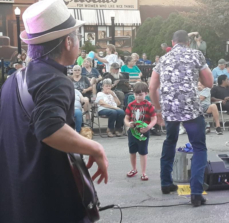 Jammin at the Clock capped off its summer concert series Friday, Aug. 26, 2022, at Heritage Park in Streator with a record crowd of about 350 people, including spectators of all ages.