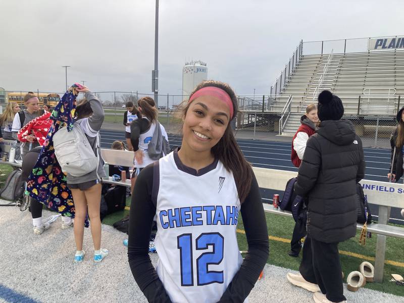 Kendall Lewis of the Plainfield Coop girls lacrosse team.