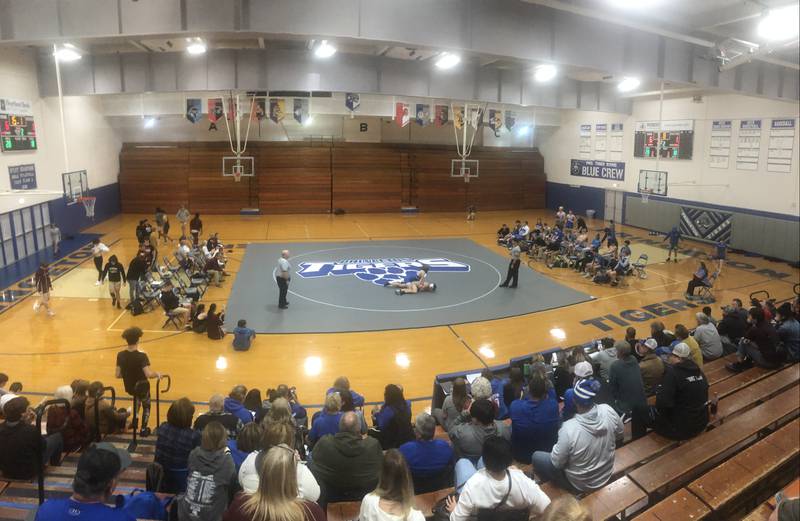 Princeton and Morris met on the mat at Prouty Gym Tuesday night.
