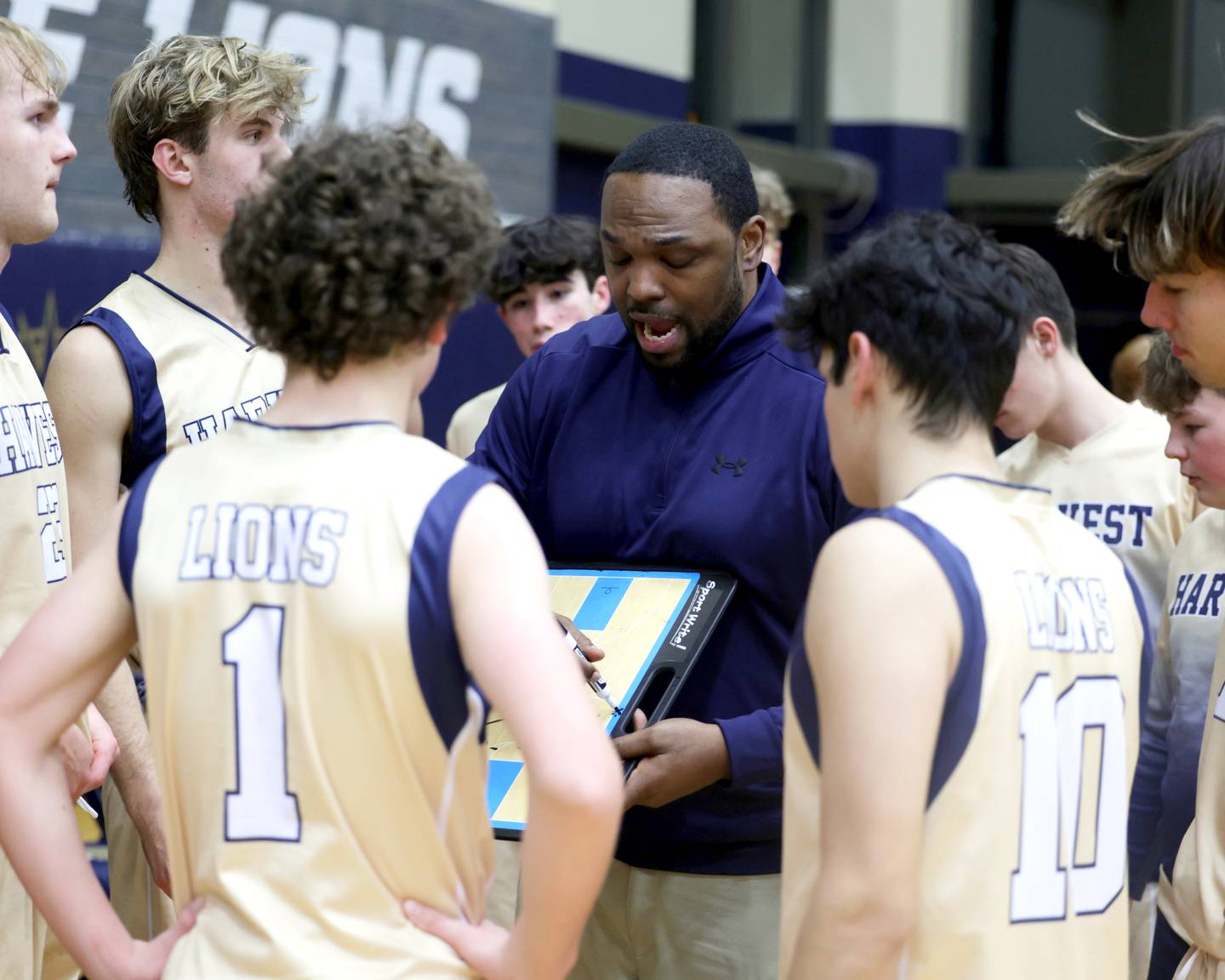 Former Harvest Christian boys basketball coach Lafeyette Bell is now the coach at Marian Central.