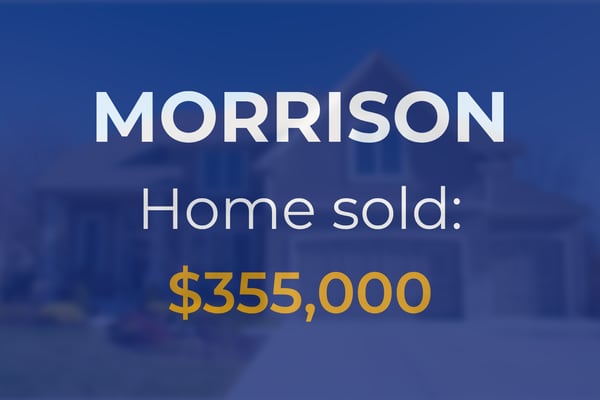 Single-family home sells for $355,000 in Morrison