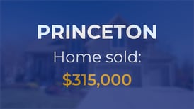 Princeton: Rural residence goes for $315,000
