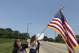 Photos: Pro- and anti-Trump rallies held in Huntley Saturday