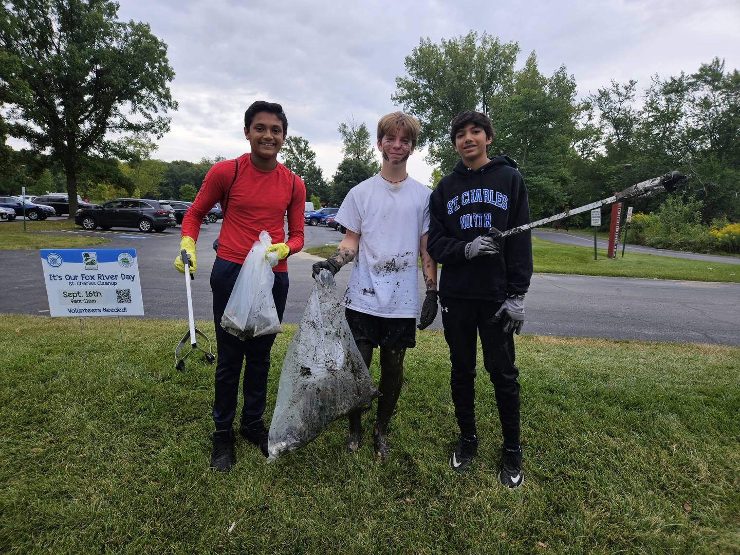 The 2023 "It's Our Fox River Day" Cleanup held Saturday, Sept. 23, in St. Charles.