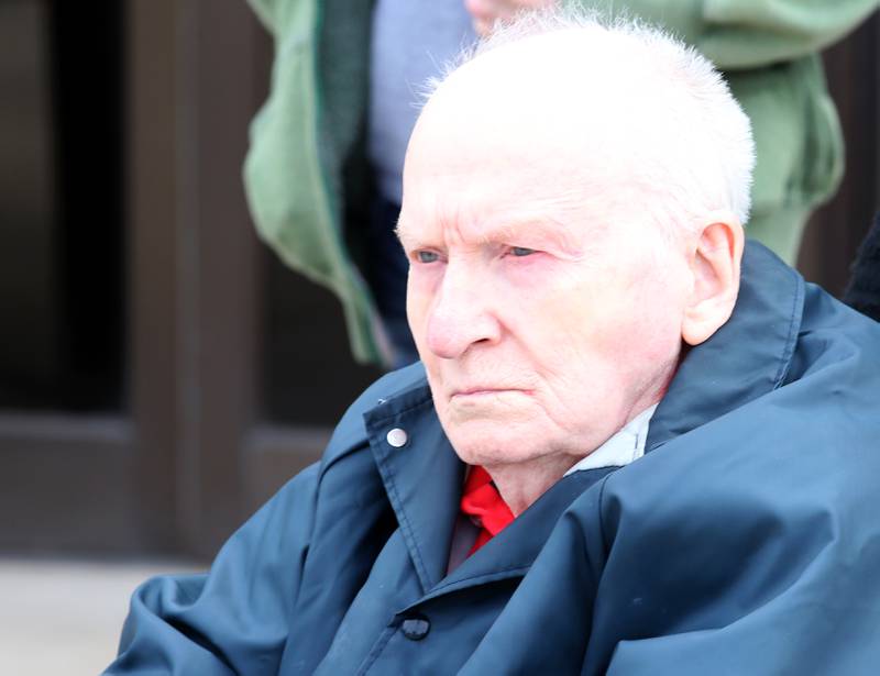 Chester Weger exits the La Salle County courthouse after a hearing before Judge Michael C. Jansz on Friday, Feb. 24, 2023 in Ottawa.