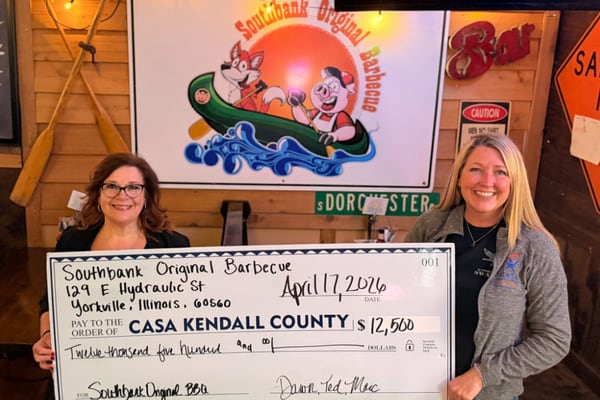‘Standing up, speaking out’: 5K run by Southbank Original Barbecue raises $12,500 for CASA Kendall County