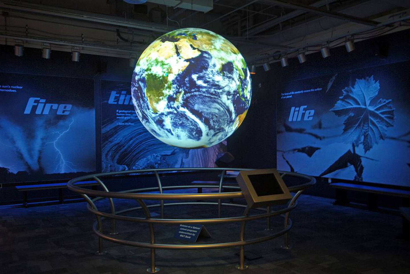 "Science on the Sphere," an exhibit at Northern Illinois University's Founders Memorial Library, will run through March 25, 2022.