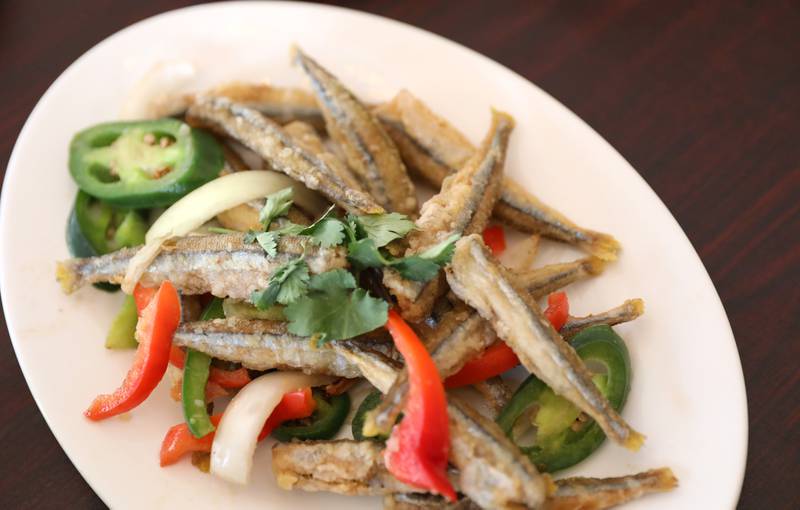 Fried smelt at Pho Ly Vietnamese Cuisine, located at 305 W. Main Street in St. Charles.