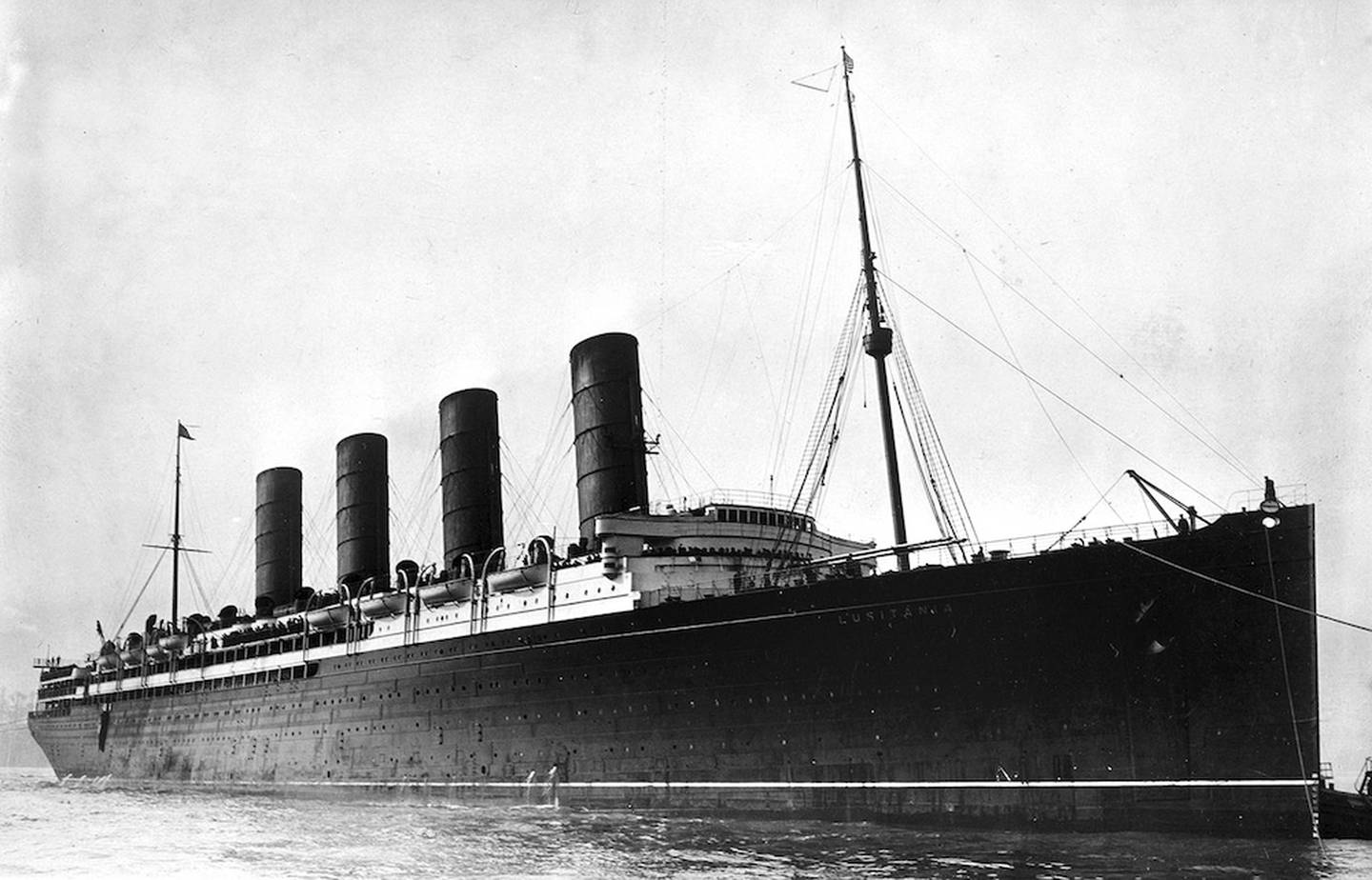 The British ocean liner Lusitania sank off the Irish coast May 7, 1915, after being torpedoed by a German submarine, an action that earned the Germans "the condemnation of the world," according to the Telegraph. The attack caused the deaths of nearly 1,200 passengers and crew, including 128 Americans.