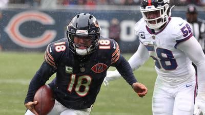 How Caleb Williams used his legs to spark the Bears’ comeback against the Giants