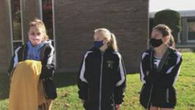CL South’s Addie Frisch, Abby Machesky and Bella Gonzalez