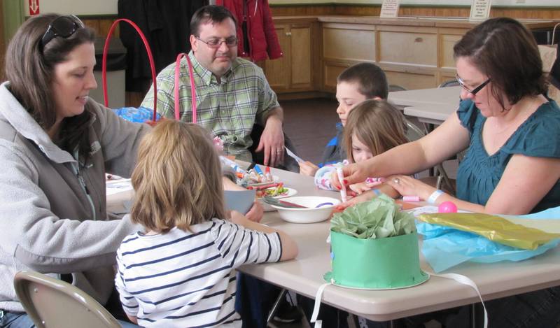 The Little White School Museum's Easter make and take family craft event