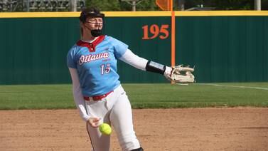 Ottawa pitcher Addie Russell and pitching coach Sloan Gayan have a bond beyond signs, charts and pitches