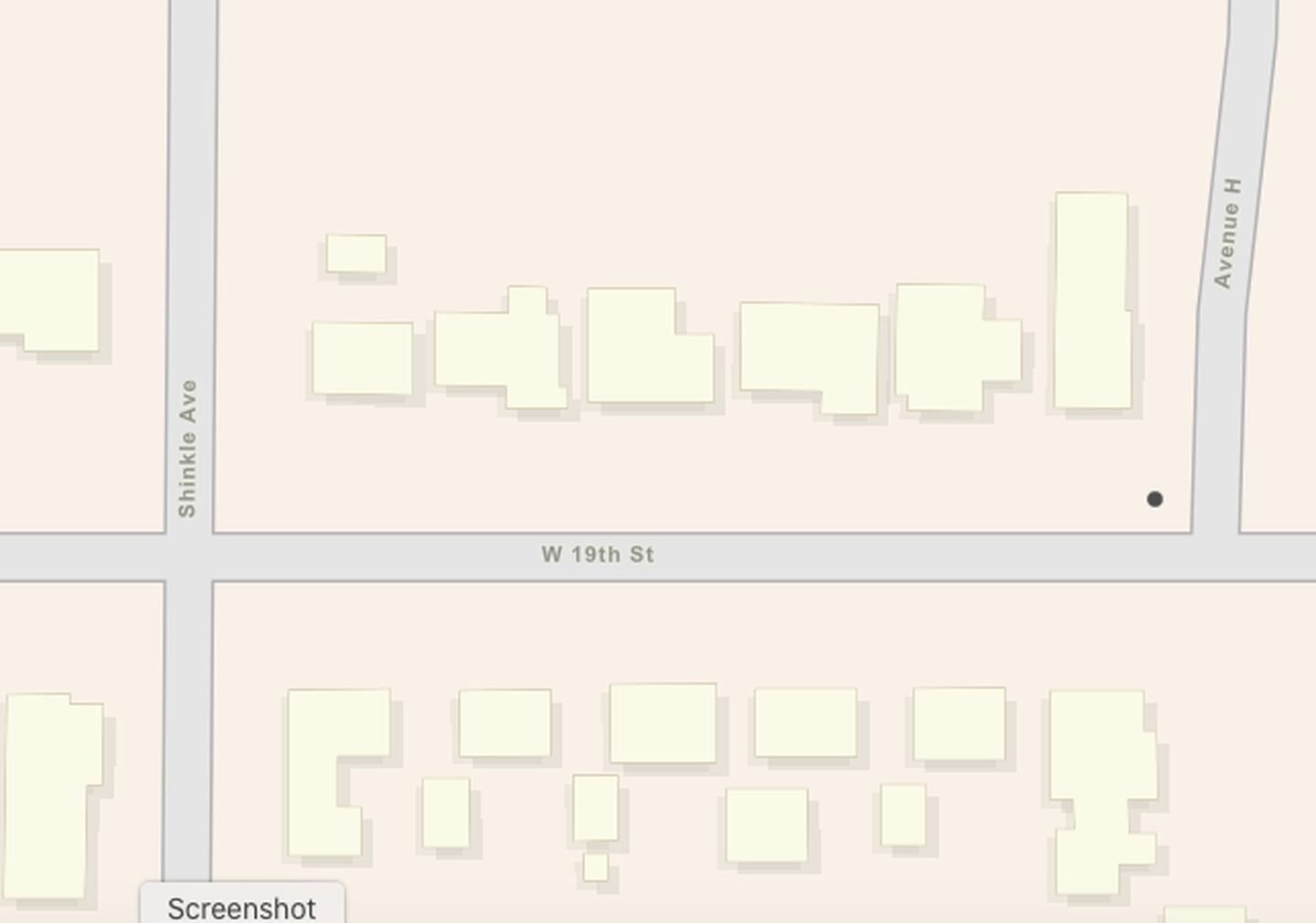 Map of the 800 block of West 19th Street in Sterling.