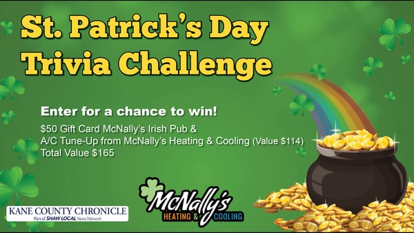 Kane County St. Patrick’s Day Trivia Challenge!