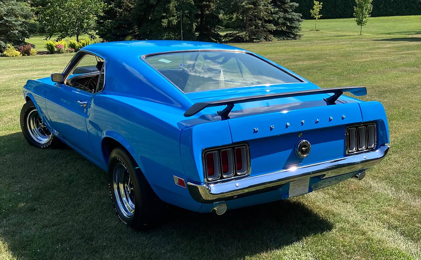 Photos by Steve Rubens - 1970 Boss 429 Mustang Rear
