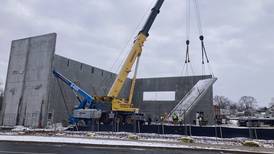 Walls go up for new Gompers gym as Joliet District 86 construction remains on schedule