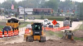 Photos: Construction underway on Peace Road in Sycamore