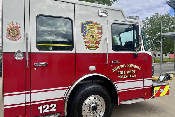 Yorkville garage damaged in fire started by burning leaves