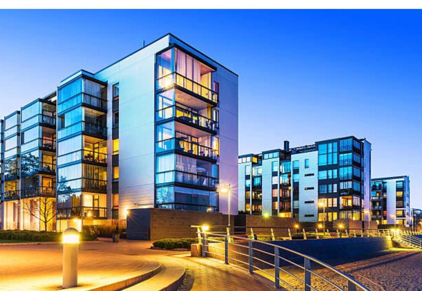 Oswego Grand Development, LLC. wants to build 10 buildings containing 288 apartment units as part of the project. This is an architectural example of the apartment buildings.