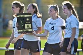 High school sports roundup: IC Catholic girls soccer rolls into sectional final