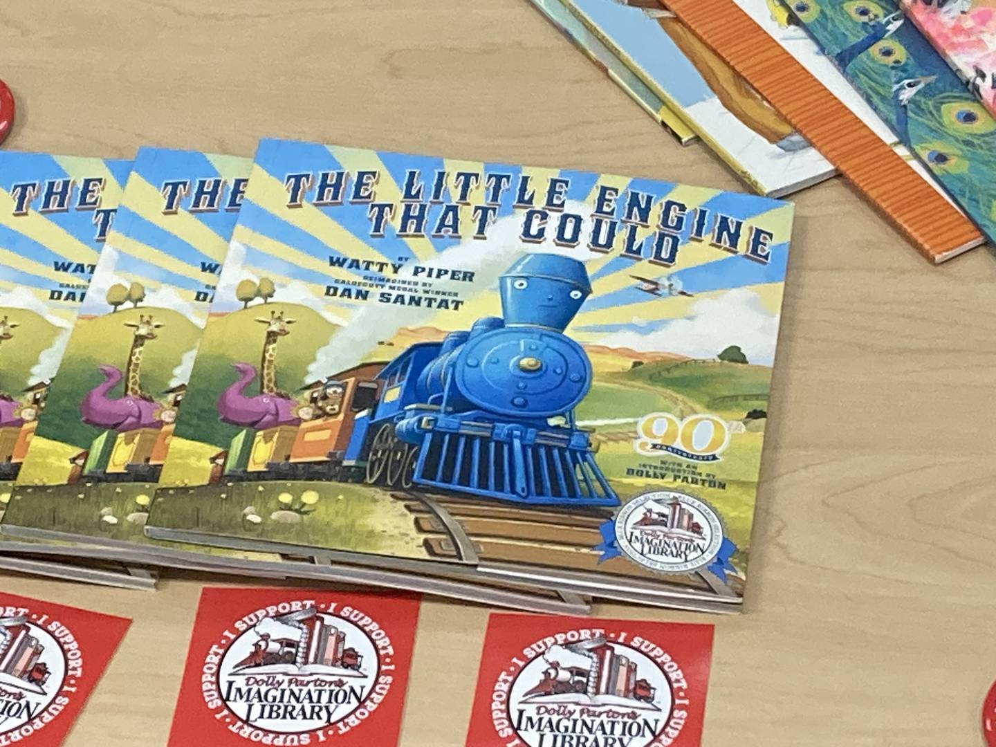 The Little Engine that Could is the first book all children receive when they sign up to receive books from Dolly Parton's Imagination Library. 
Monday, July 28, 2025.