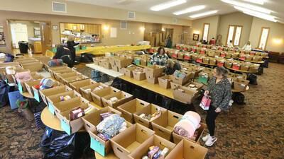 Photos: Putnam County Food Pantry fills baskets for Christmas distribution in Granville