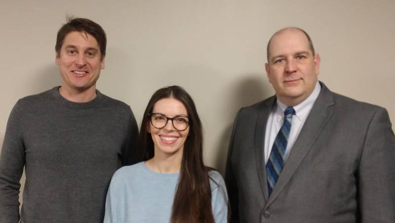 The Illinois Valley YMCA's Strong Kids annual campaign co-chairpersons (left to right) are Michael Ficek, Rene Ficek and Eric Heagy.