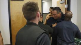 Sen. Padilla is forcefully removed from Noem’s news conference on immigration raids and handcuffed