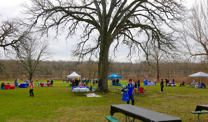 Many vendors were at the Color Outside the Line 5K and Family Fair that was held in Geneva on April 5, 2025.
