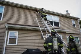 Firefighters quickly extinguish Huntley house fire that broke out during thunderstorm 