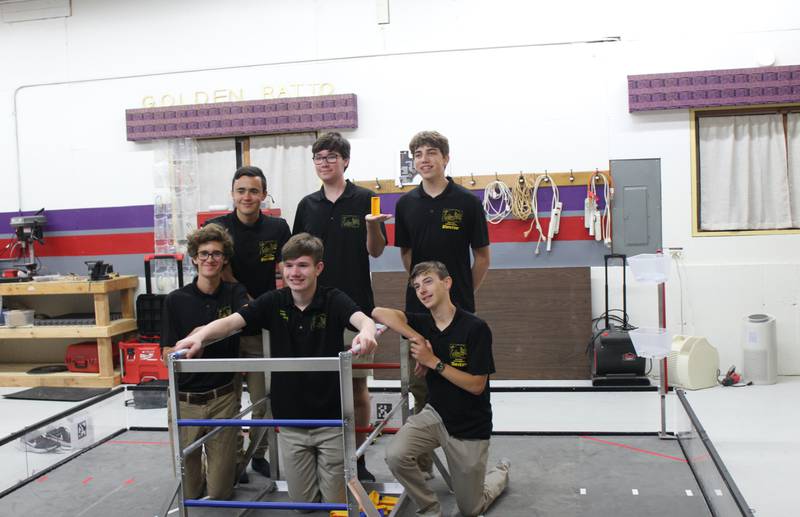The 2024 Golden Ratio team from left to right: Parker Woestman, Jackson Woestman, Josh Weston, Nehemiah Schultz, Josiah Ryan and Ryan Nolan.