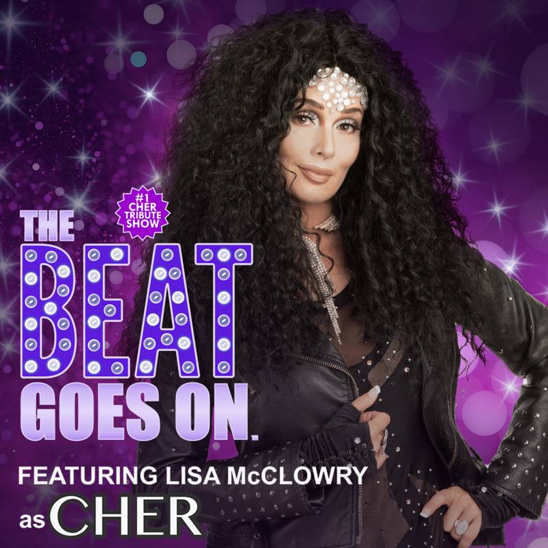 The Beat Goes On, a tribute to Cher, will be at the Batavia Fine Arts Centre July 19, 2026.