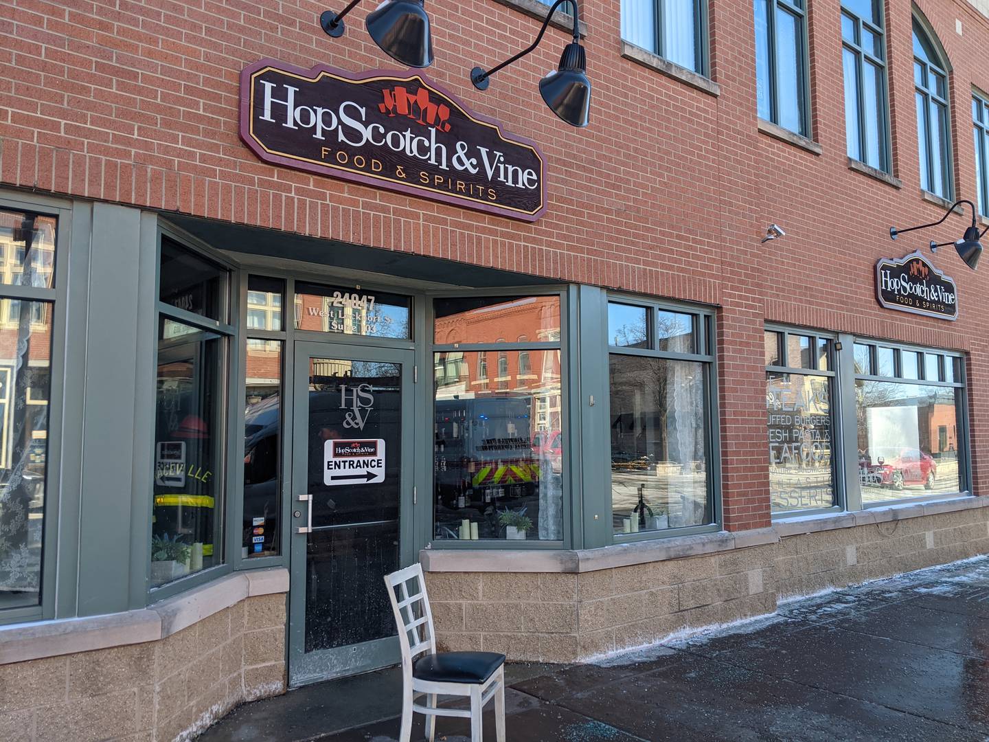 Firefighters from Plainfield Fire Protection District and other departments responded to a fire Wednesday at HopScotch and Vine at 24047 W. Lockport St. in downtown Plainfield.

The extent of the damage to the restaurant is not yet known.