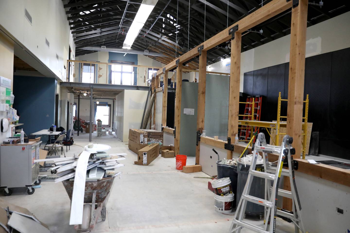 Construction is underway at Sturdy Shelter Brewery in downtown Batavia.