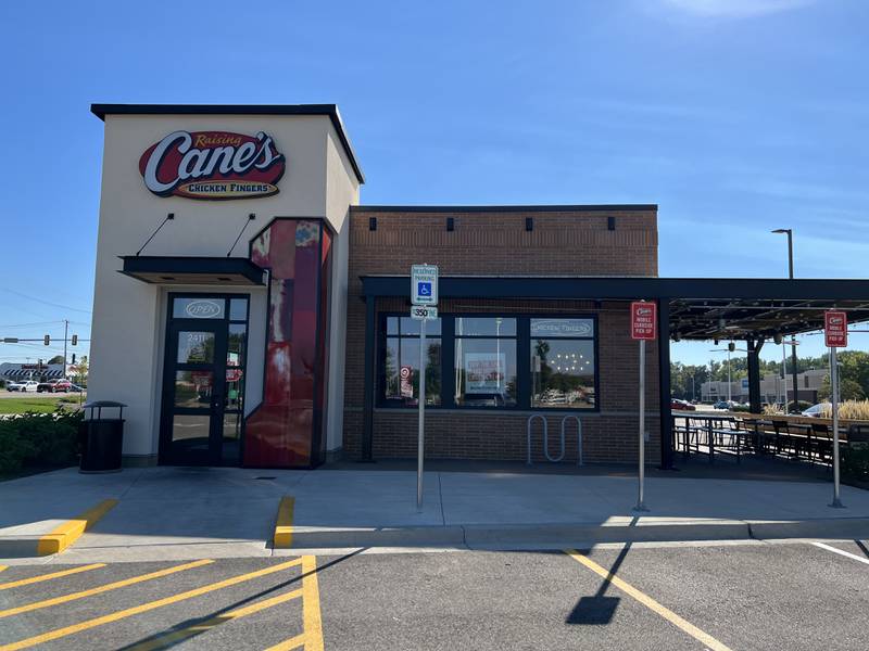 Raising Cane's DeKalb location became famous for its loud stall door in the men's bathroom after a TikTok highlighting the door went viral over the summer. Sept. 8, 2022