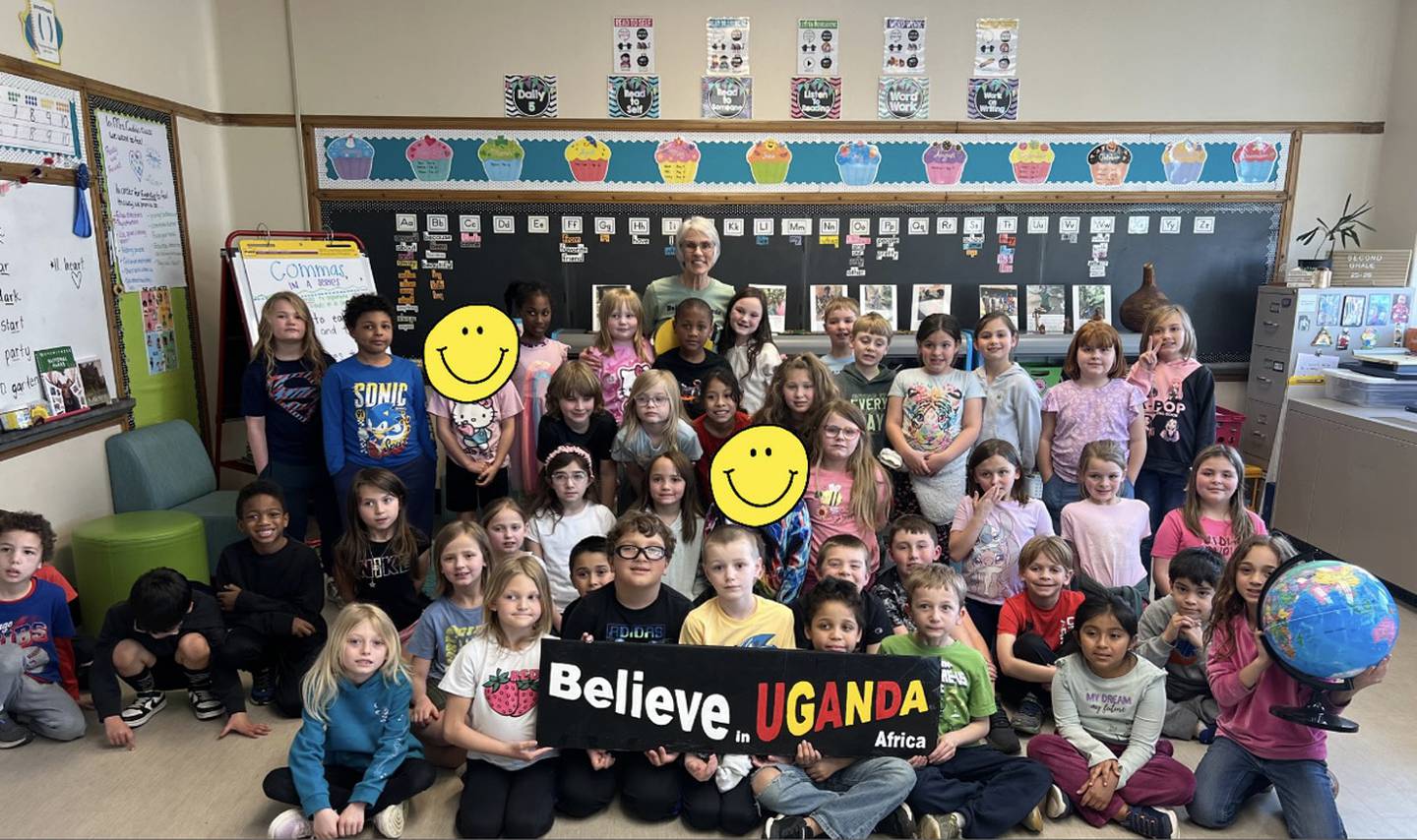 Jefferson Elementary School's second grade students