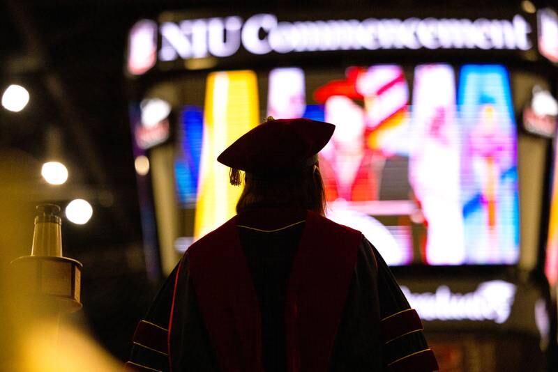 Northern Illinois University undergraduate students collected their diplomas during the Class of 2023 Commencement May 13, 2023 at the NIU Convocation Center in DeKalb.