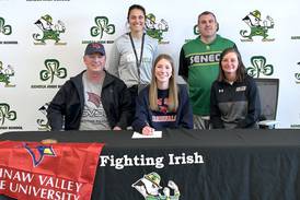 Seneca’s Evelyn O’Connor will run D2 at Saginaw Valley State