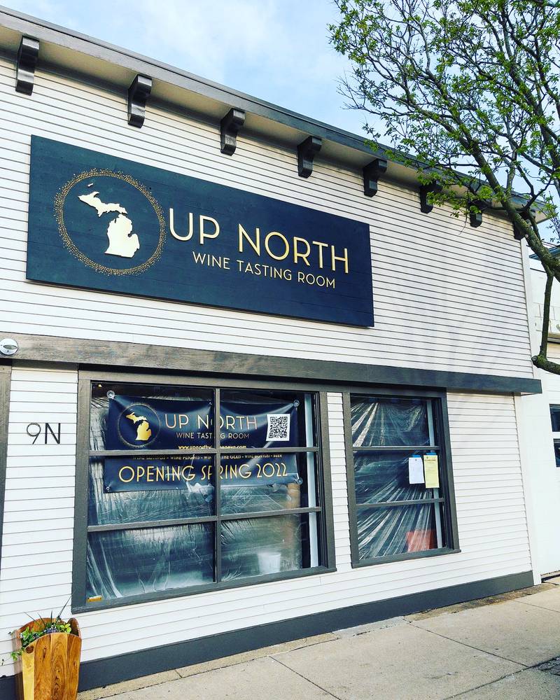 Up North Wine Tasting Room, 9 N. Second St., Geneva, will open at noon on Friday. The new business features wines from Northern Michigan.