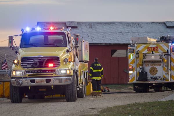 Polo shed catches fire Monday afternoon